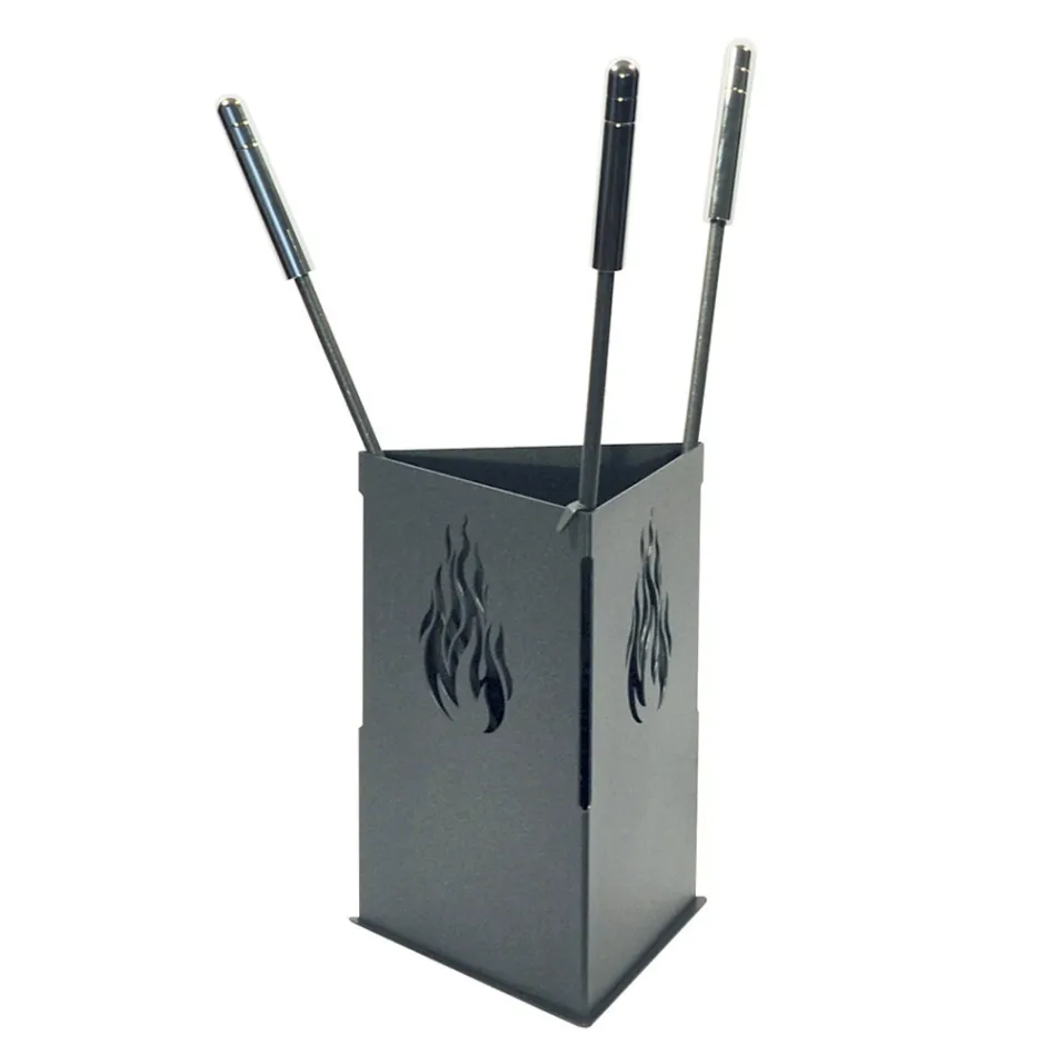 Porta-ferramentas triangular com 3 acessórios incluídos Fabricado na Itália - Passero Viadurini