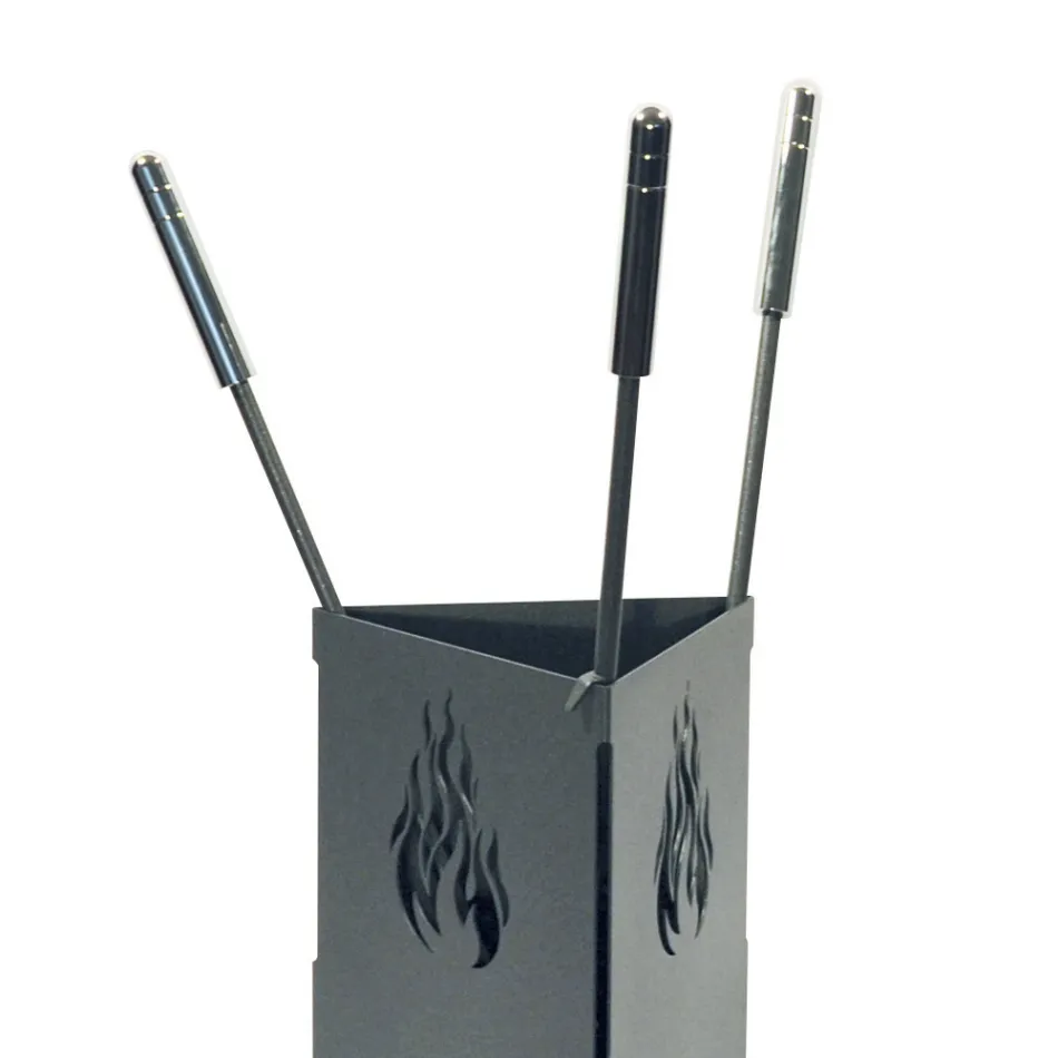 Porta-ferramentas triangular com 3 acessórios incluídos Fabricado na Itália - Passero Viadurini