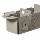 Porta Os Saquinhos do Floral do Design Moderno em Ferro Made in Italy - Marken Viadurini