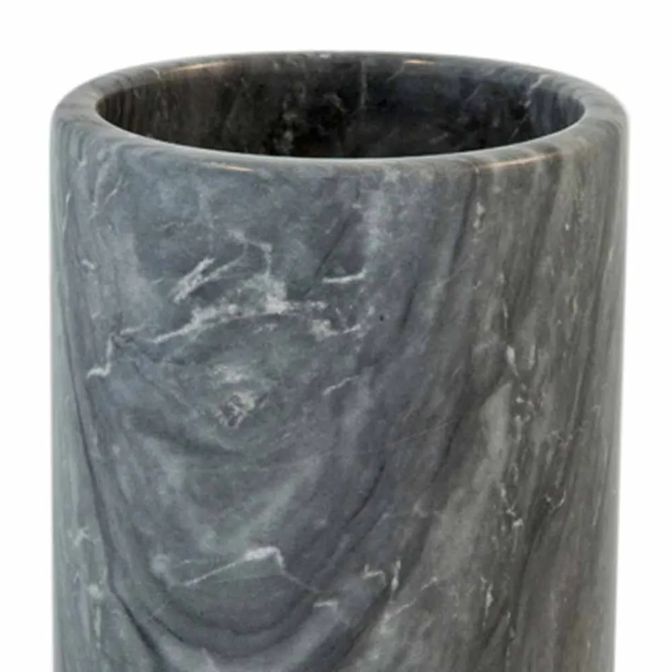 Suporte de ferramenta de cozinha em mármore branco cinza ou preto fabricado na Itália - Tulvio Viadurini