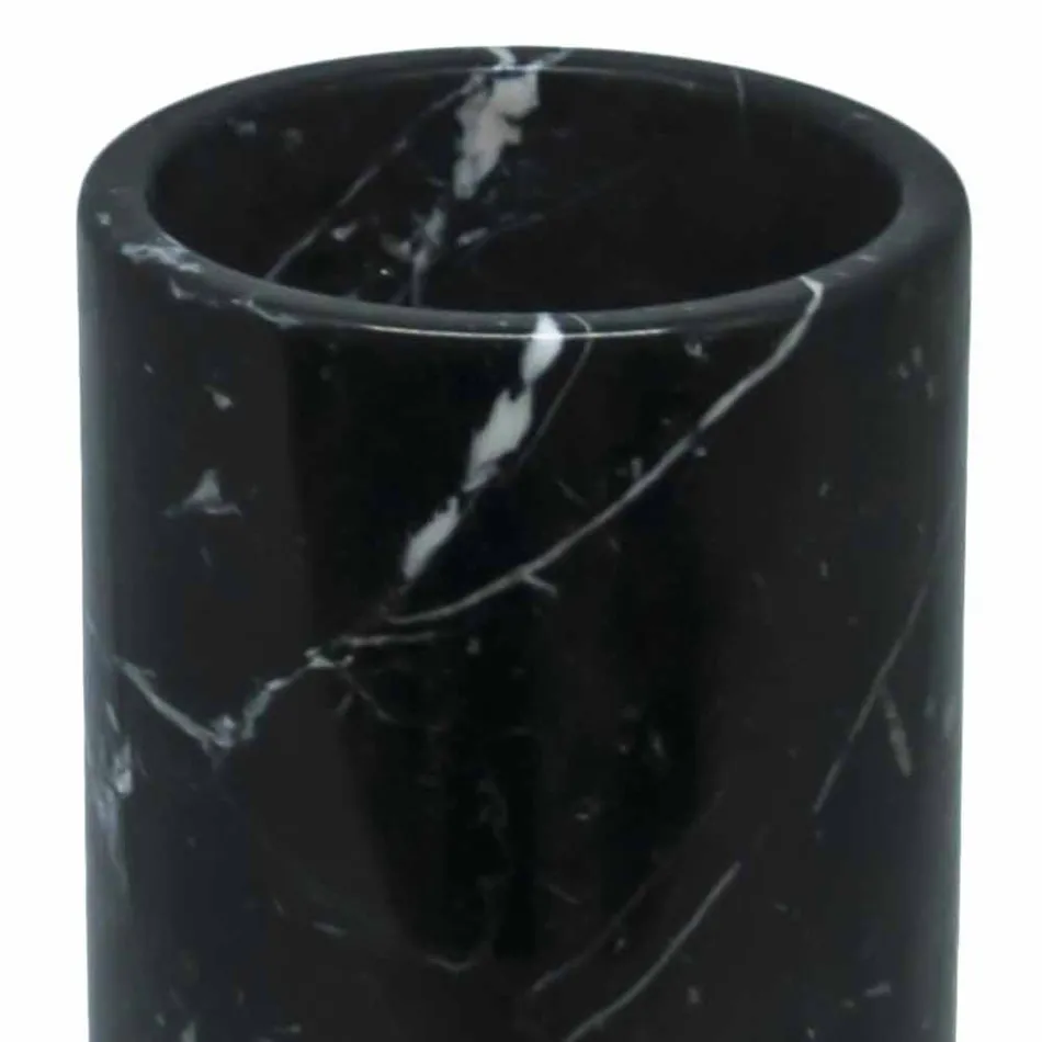 Suporte de ferramenta de cozinha em mármore branco cinza ou preto fabricado na Itália - Tulvio Viadurini