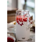 Suporte de garrafa moderno em ferro branco, bege ou marfim fabricado na Itália - Leiden Viadurini