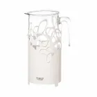 Suporte de garrafa moderno em ferro branco, bege ou marfim fabricado na Itália - Leiden Viadurini