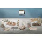 Suporte de garrafa de ferro moderno artesanal, fabricado na Itália - Leiden Viadurini