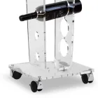 Porta Garrafa Coluna e Balde de Gelo em Acrílico Transparente - Ciampino Viadurini