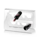 Suporte para garrafa de vinho de fundo em cristal acrílico transparente - Dappino Viadurini