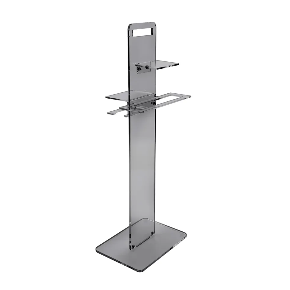 Porta papel, porta toalha e saboneteira para bidê fabricado na Itália - Plutão Viadurini