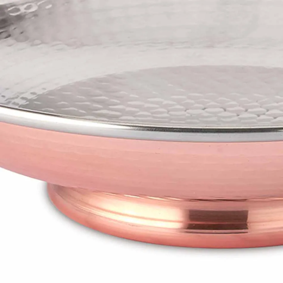 Mesa de design Fruteira Central de cobre batido à mão 28 cm - Terraemare Viadurini
