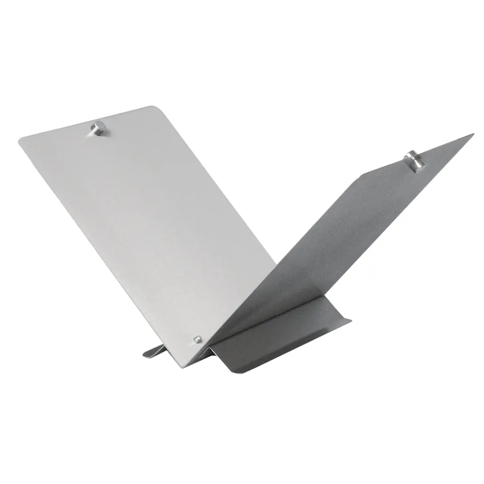 Suporte de madeira em forma de livro aberto em metal ou aço Fabricado na Itália - Falco Viadurini