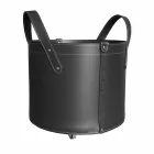 Porta-toras cilíndricas em couro regenerado com rodas Tonda Firestyle Viadurini