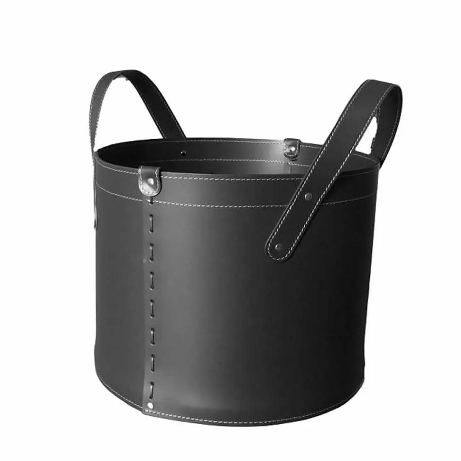 Porta-toras cilíndricas em couro regenerado com rodas Tonda Firestyle Viadurini