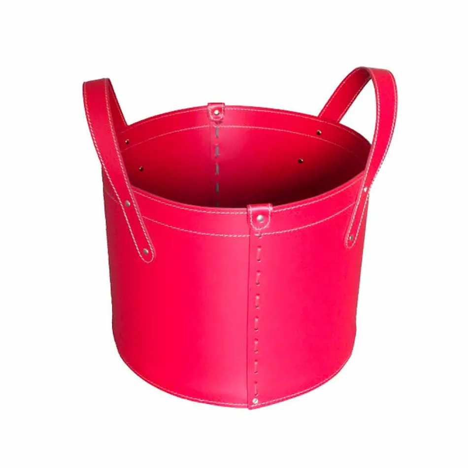 Porta-toras cilíndricas em couro regenerado com rodas Tonda Firestyle Viadurini