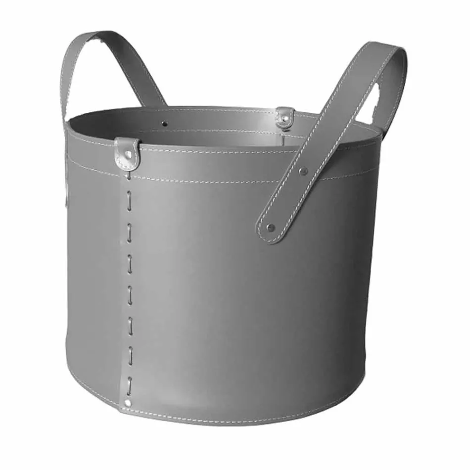 Porta-toras cilíndricas em couro regenerado com rodas Tonda Firestyle Viadurini