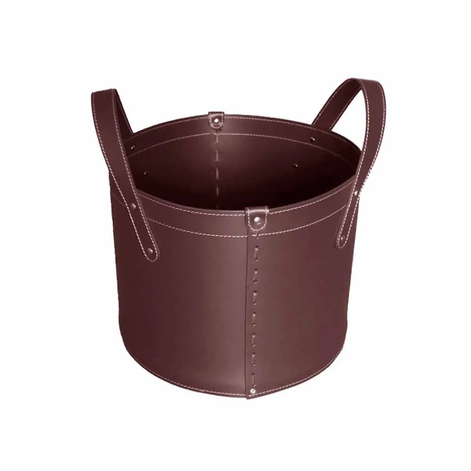 Porta-toras cilíndricas em couro regenerado com rodas Tonda Firestyle Viadurini