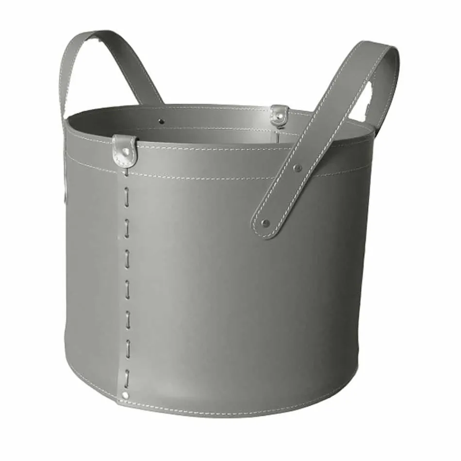 Porta-toras cilíndricas em couro regenerado com rodas Tonda Firestyle Viadurini