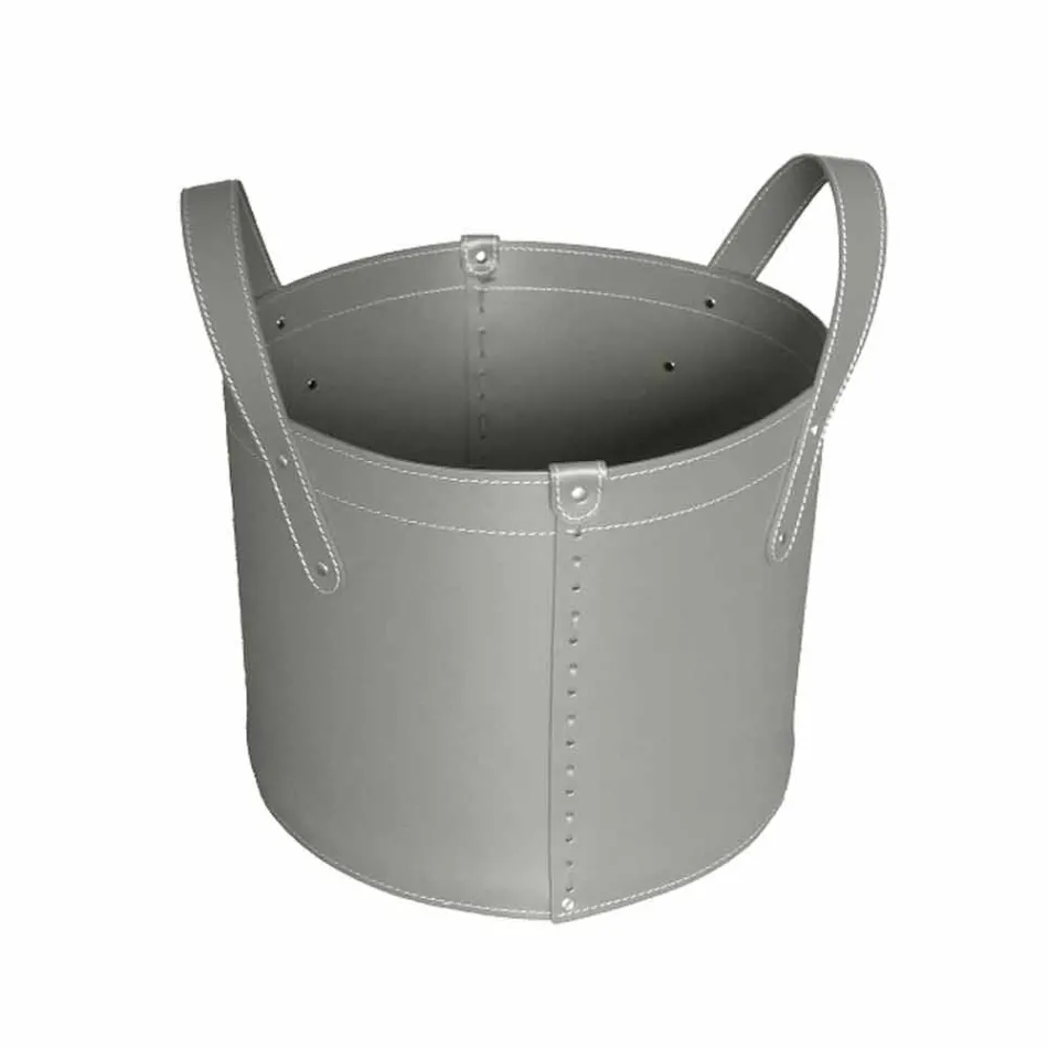 Porta-toras cilíndricas em couro regenerado com rodas Tonda Firestyle Viadurini