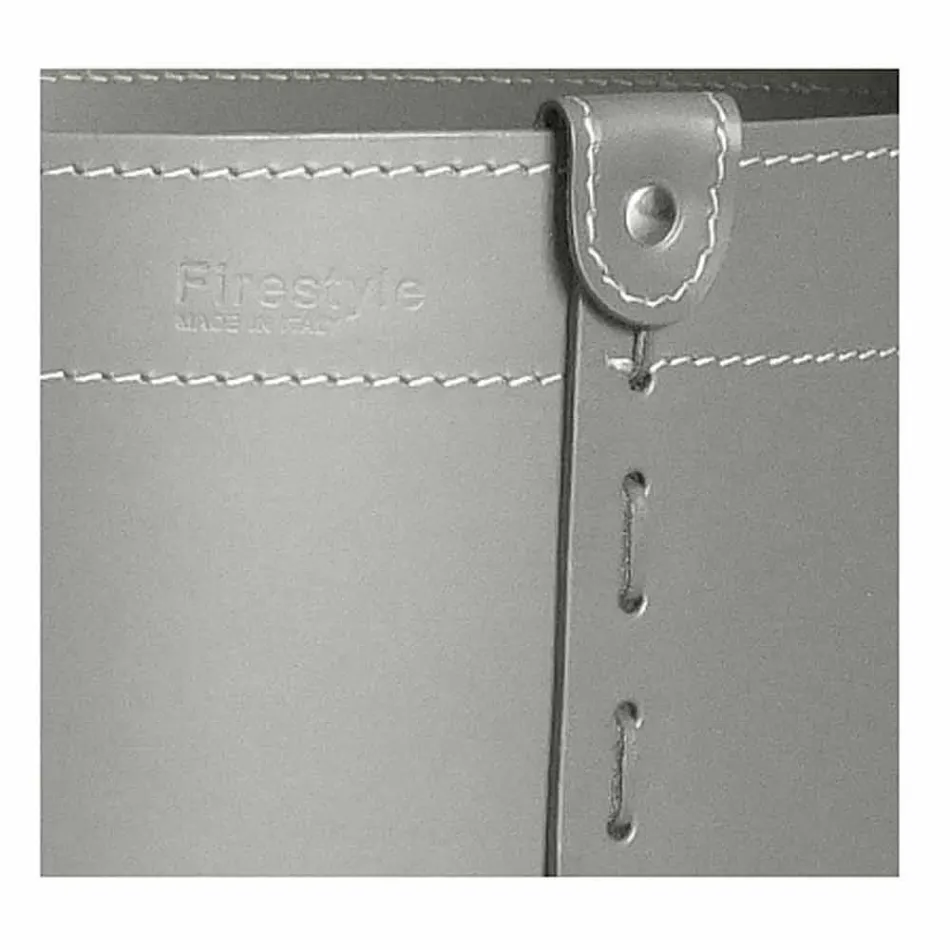 Porta-toras cilíndricas em couro regenerado com rodas Tonda Firestyle Viadurini