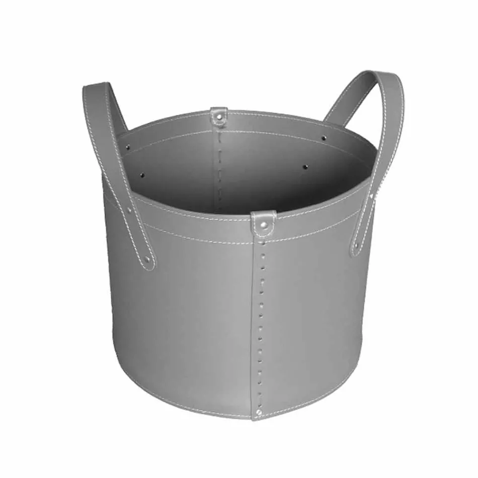 Porta-toras cilíndricas em couro regenerado com rodas Tonda Firestyle Viadurini