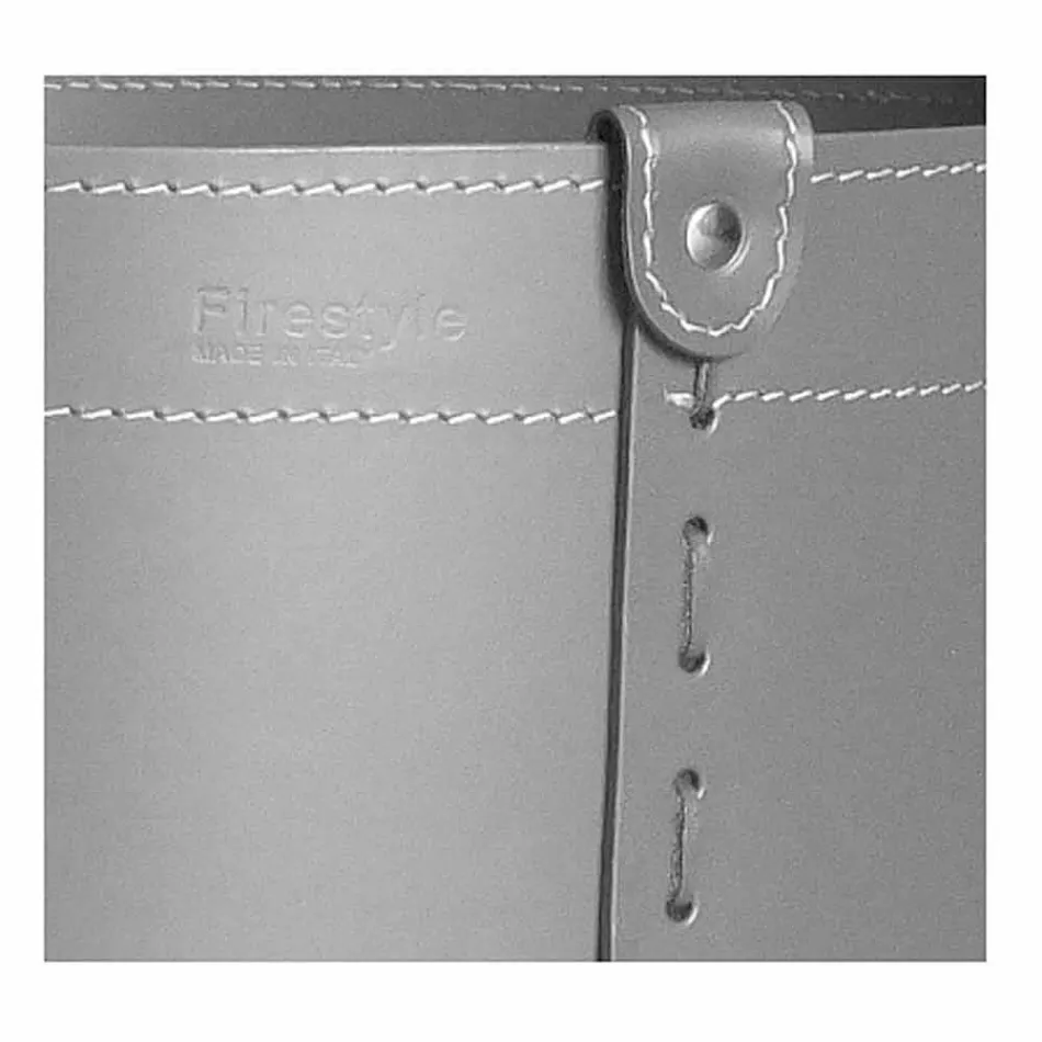 Porta-toras cilíndricas em couro regenerado com rodas Tonda Firestyle Viadurini