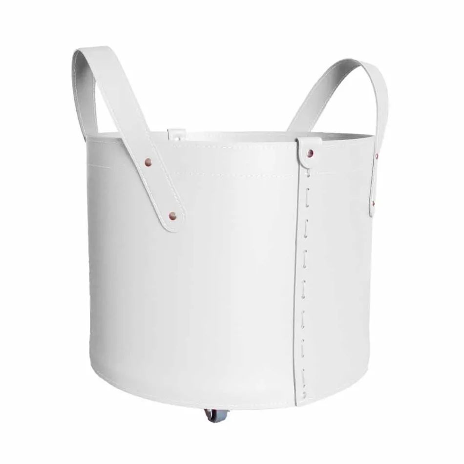 Porta-toras cilíndricas em couro regenerado com rodas Tonda Firestyle Viadurini