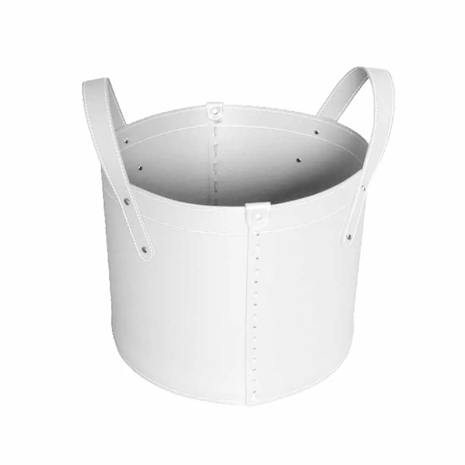 Porta-toras cilíndricas em couro regenerado com rodas Tonda Firestyle Viadurini