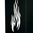 Suporte de madeira com rodas e gaveta superior Made in Italy - Polare Viadurini