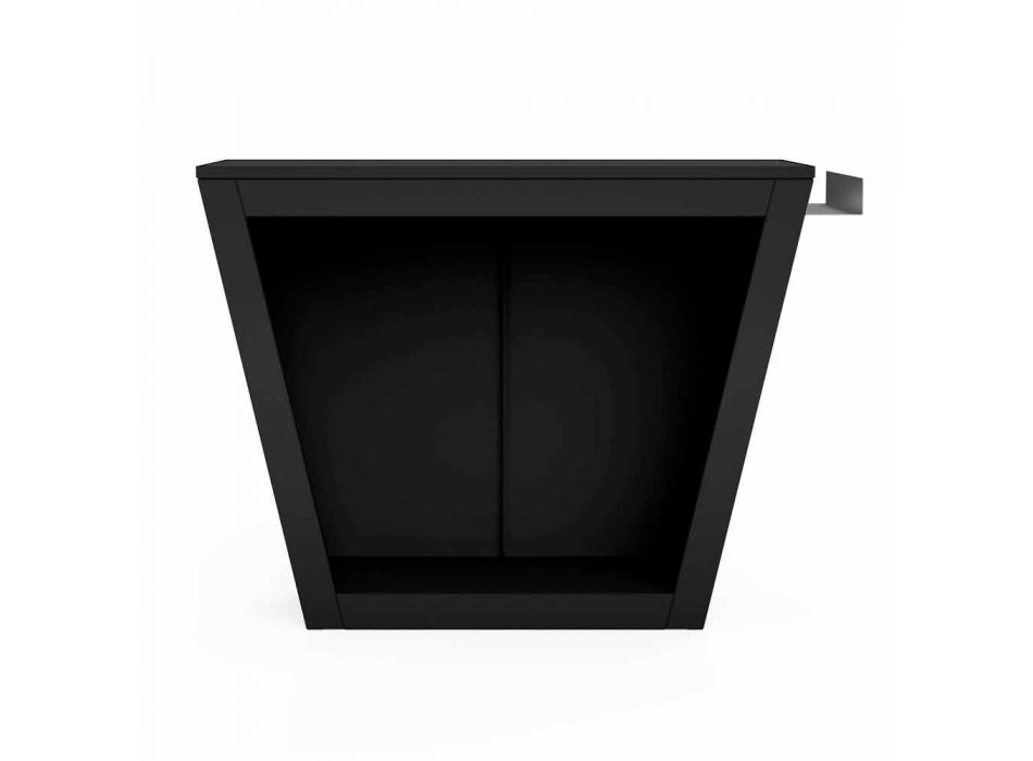 Porta-lenha design interior ou exterior com bancada - Esplanade Viadurini