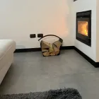 Suporte de toras para interior em aço preto moderno fabricado na Itália - Libeccio Viadurini