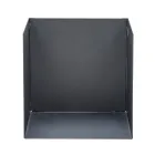 Suporte para Lenha em Aço Pintado Preto Fabricado na Itália - Fiamme Viadurini