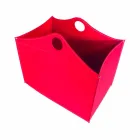 Porta-latas em couro regenerado com rodas WoodBag feitas na Itália Viadurini