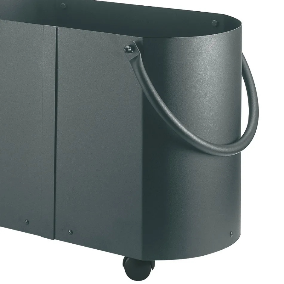 Suporte de madeira em diferentes acabamentos com 2 alças laterais Fabricado na Itália - Impala Viadurini