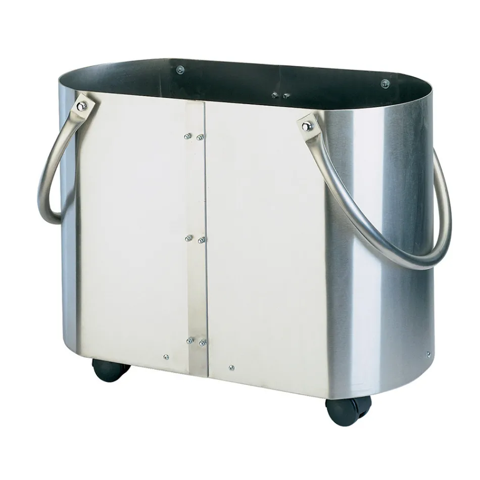 Suporte de madeira em diferentes acabamentos com 2 alças laterais Fabricado na Itália - Impala Viadurini