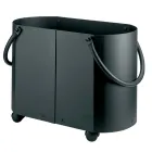 Suporte de madeira em diferentes acabamentos com 2 alças laterais Fabricado na Itália - Impala Viadurini