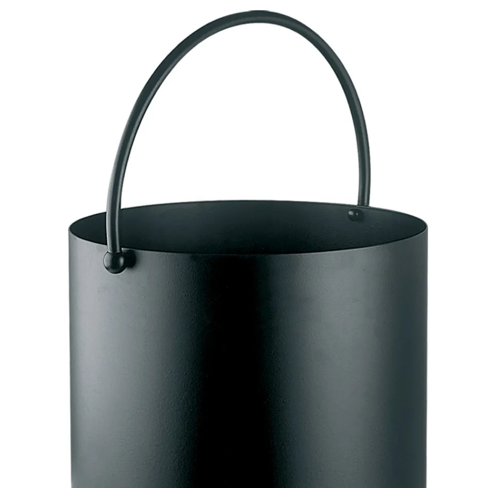 Porta-toras de metal com alça superior e rodas fabricado na Itália - Bison Viadurini