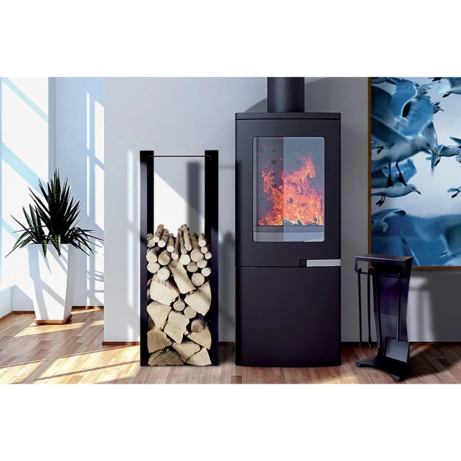 Porta-toras moderno em aço pintado feito na Itália - Patrik Viadurini