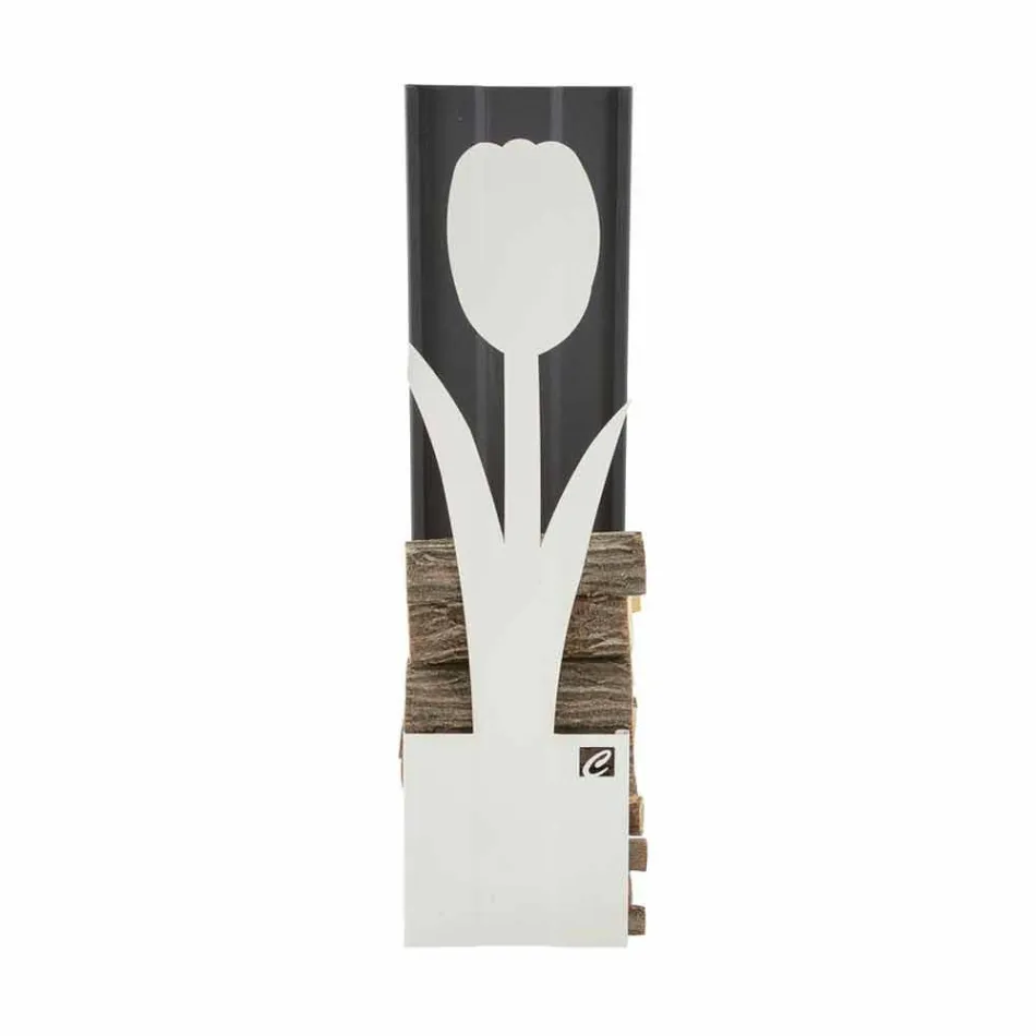 Suporte para lareira para Camino Caf Design Fabricado em Itália PLV F Viadurini