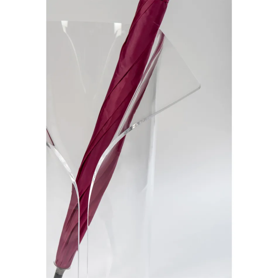 Porta guarda-chuva de entrada em acrílico transparente reciclável - Merlon Viadurini