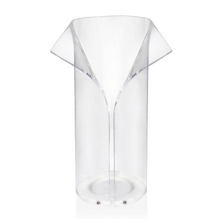 Porta guarda-chuva de entrada em acrílico transparente reciclável - Merlon Viadurini