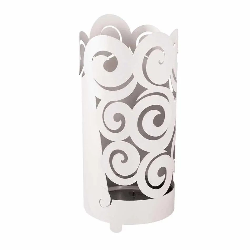 Porta guarda-chuva de design moderno em ferro colorido fabricado na Itália - Astolfo Viadurini