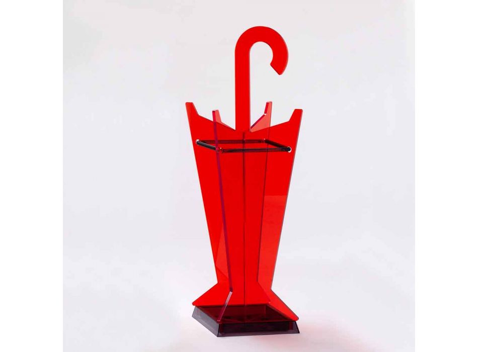 Guarda-chuva de design moderno em metacrilato colarato fabricado na Itália - papai Viadurini