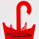 Guarda-chuva de design moderno em metacrilato colarato fabricado na Itália - papai Viadurini