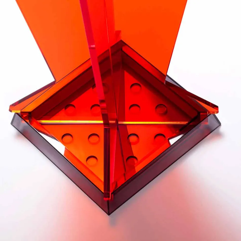 Guarda-chuva de design moderno em metacrilato colarato fabricado na Itália - papai Viadurini