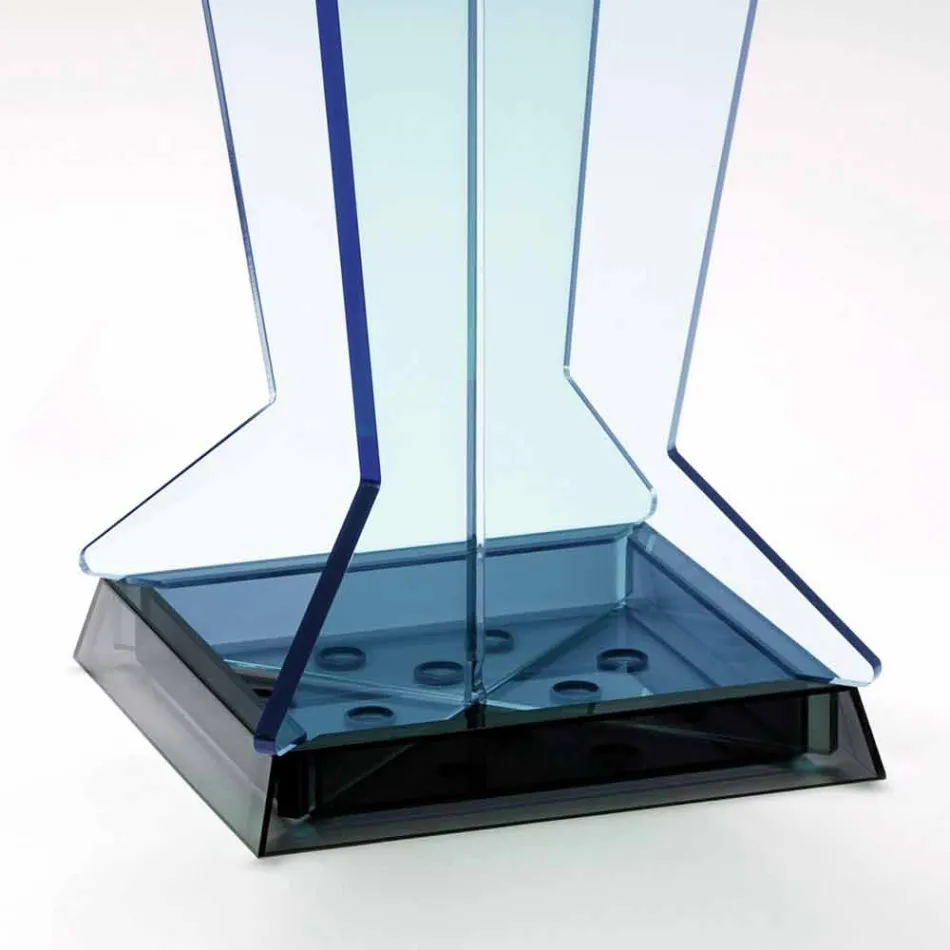 Guarda-chuva de design moderno em metacrilato colarato fabricado na Itália - papai Viadurini