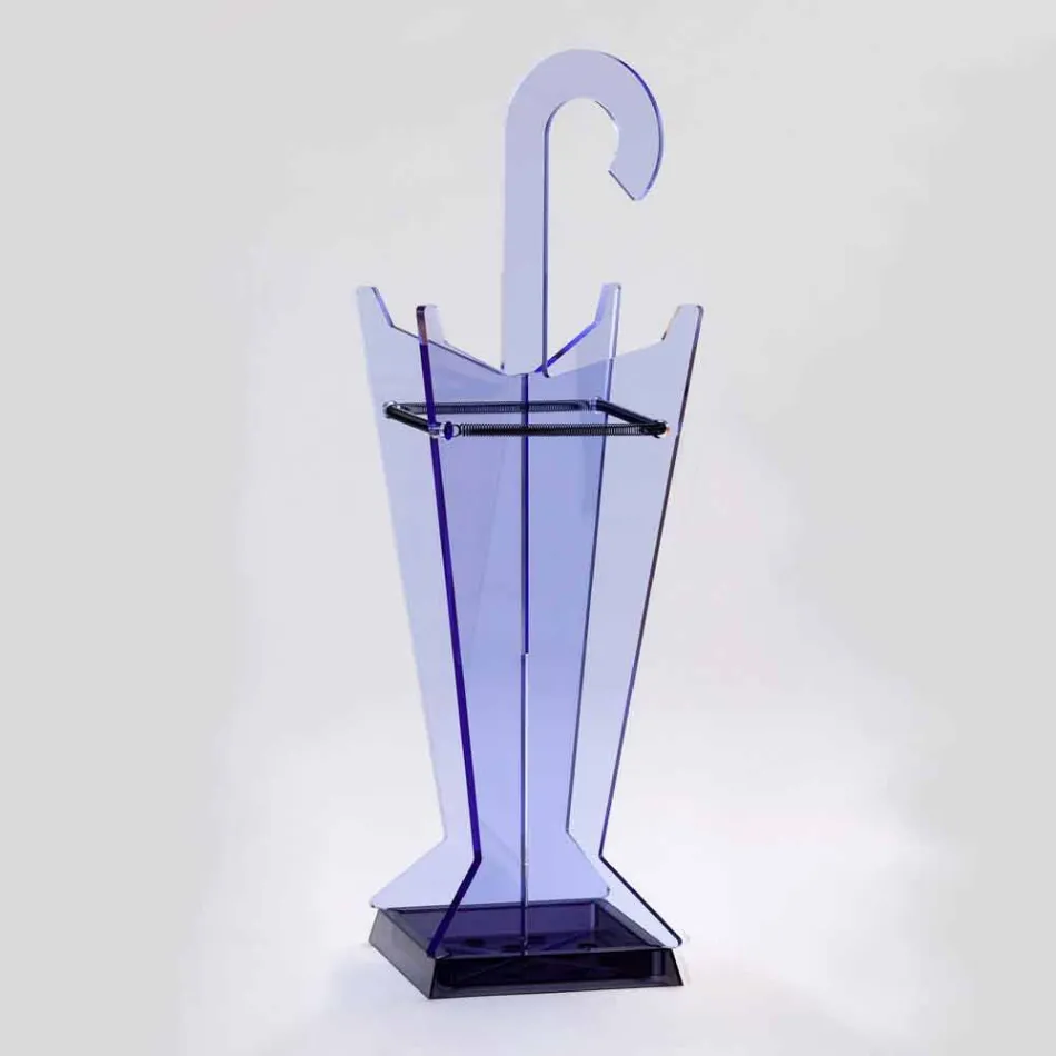 Guarda-chuva de design moderno em metacrilato colarato fabricado na Itália - papai Viadurini