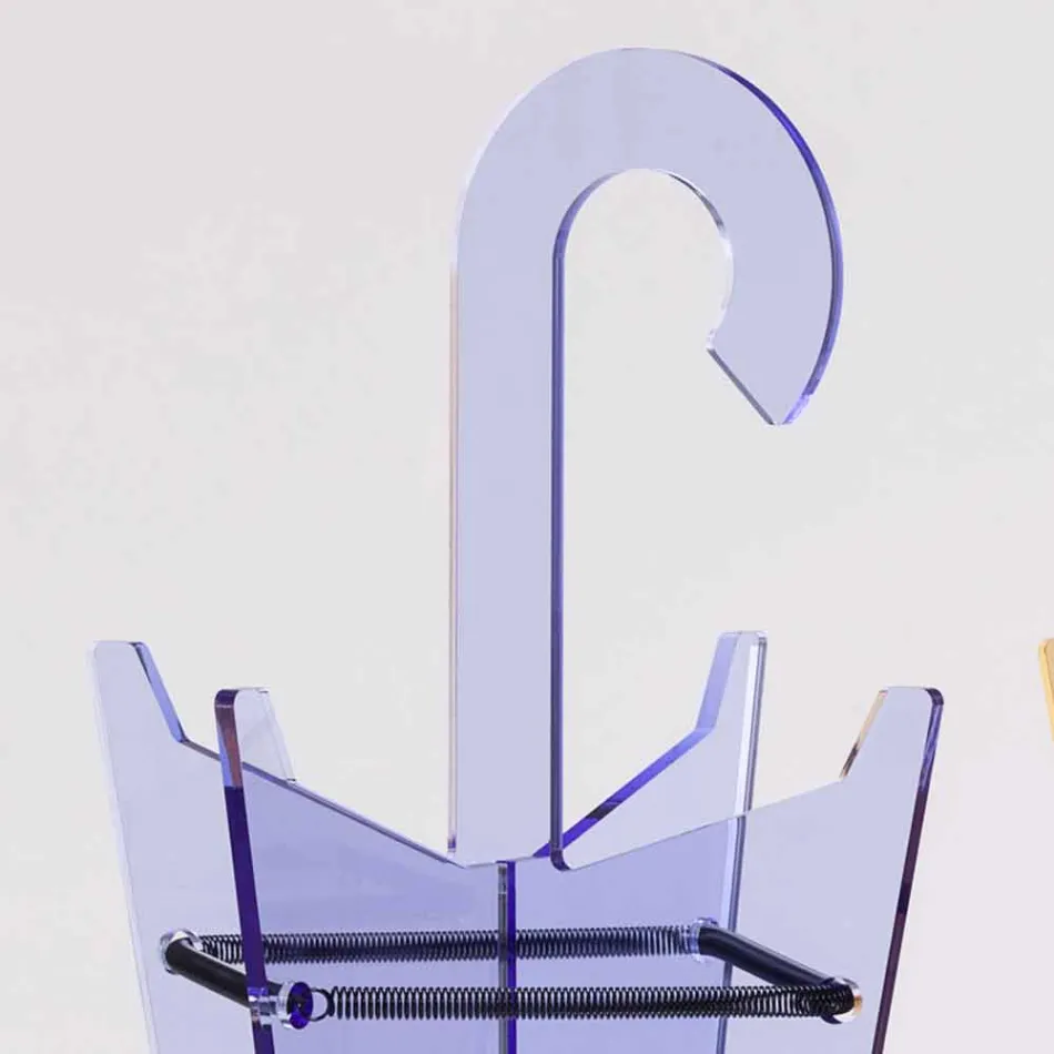 Guarda-chuva de design moderno em metacrilato colarato fabricado na Itália - papai Viadurini