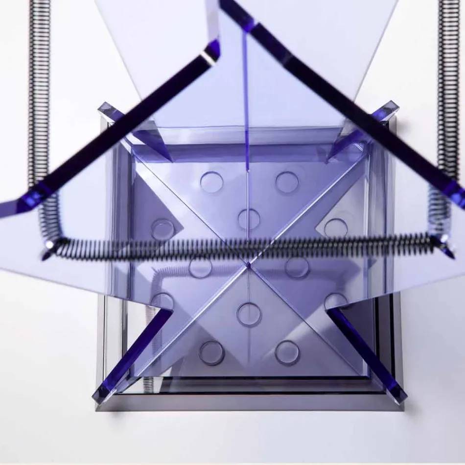 Guarda-chuva de design moderno em metacrilato colarato fabricado na Itália - papai Viadurini