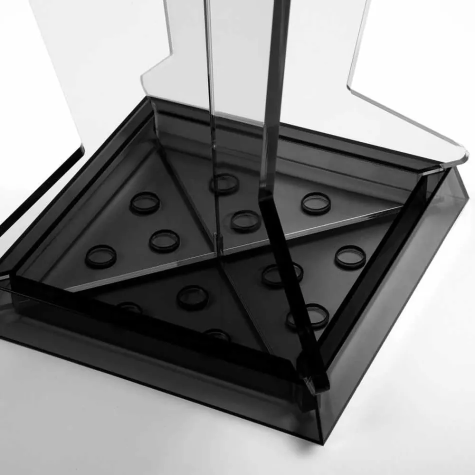 Guarda-chuva de design moderno em metacrilato colarato fabricado na Itália - papai Viadurini