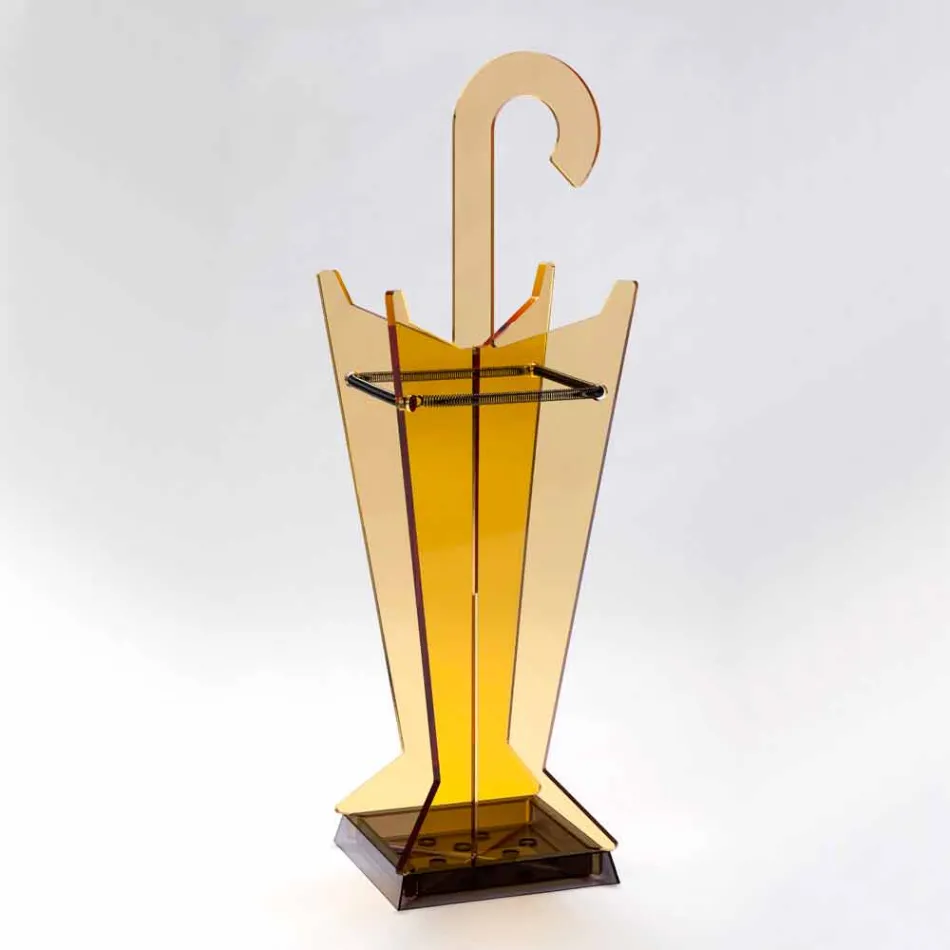 Guarda-chuva de design moderno em metacrilato colarato fabricado na Itália - papai Viadurini