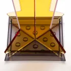 Guarda-chuva de design moderno em metacrilato colarato fabricado na Itália - papai Viadurini