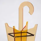 Guarda-chuva de design moderno em metacrilato colarato fabricado na Itália - papai Viadurini